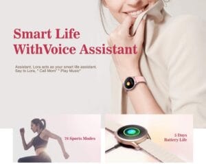 kieslect lady calling smartwatch lora