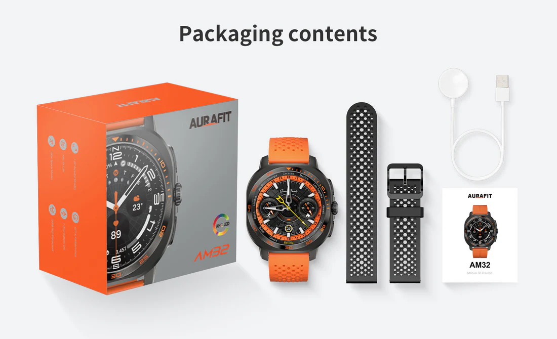 AURAFIT AM32 Smart Watch - الصورة 3