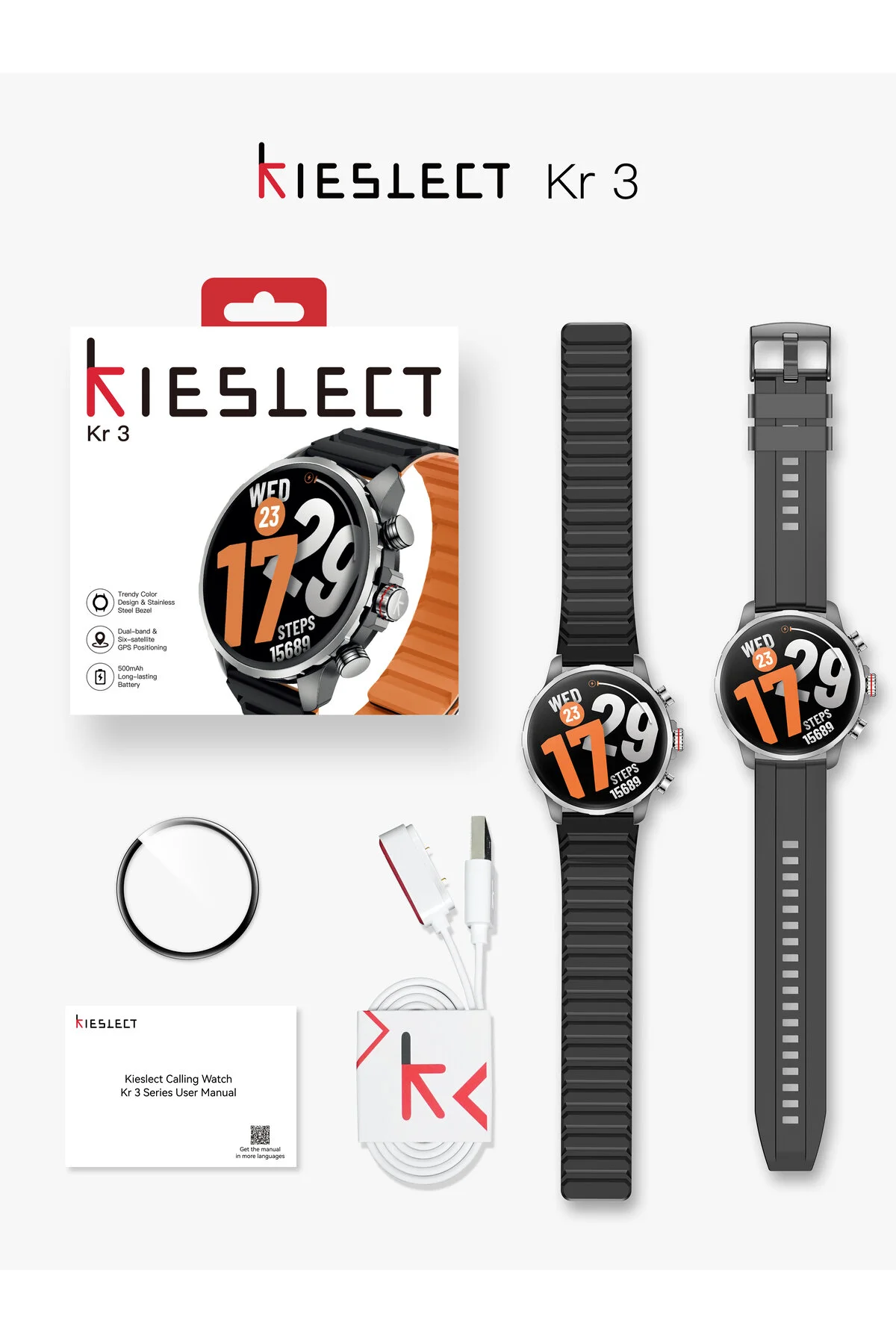 Kieslect Calling Smart Watch KR 3 - الصورة 4