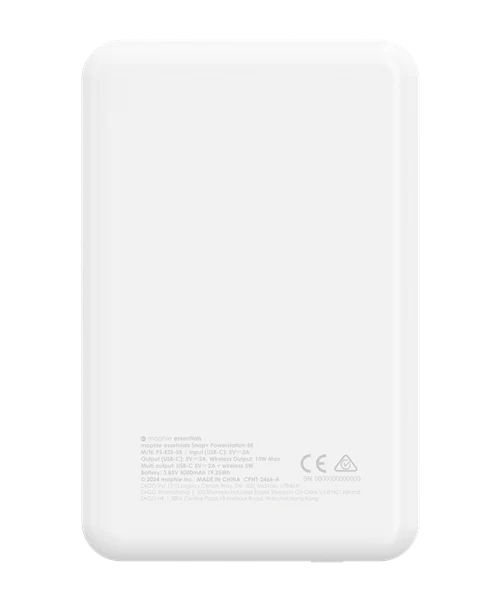 Mophie Essentials Wireless Power Bank 5000mAh - الصورة 6