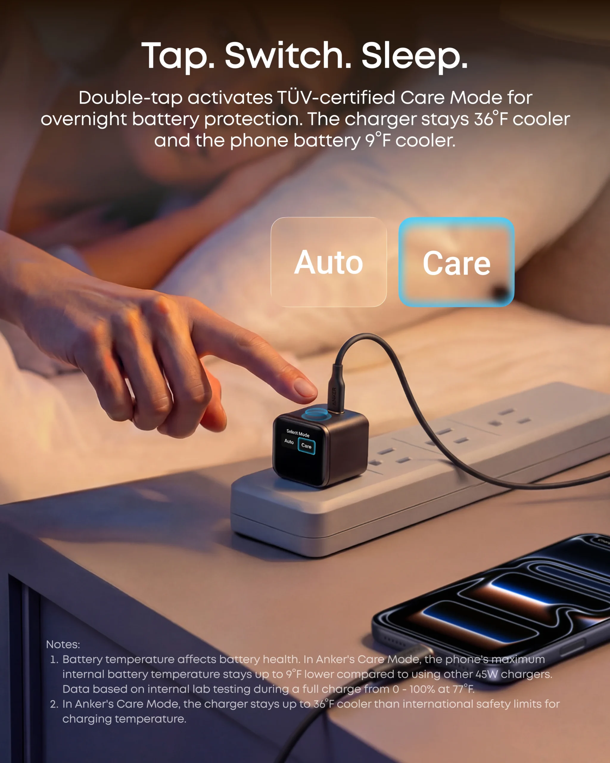 شاحن Anker Nano 45W Smart Display - الصورة 6