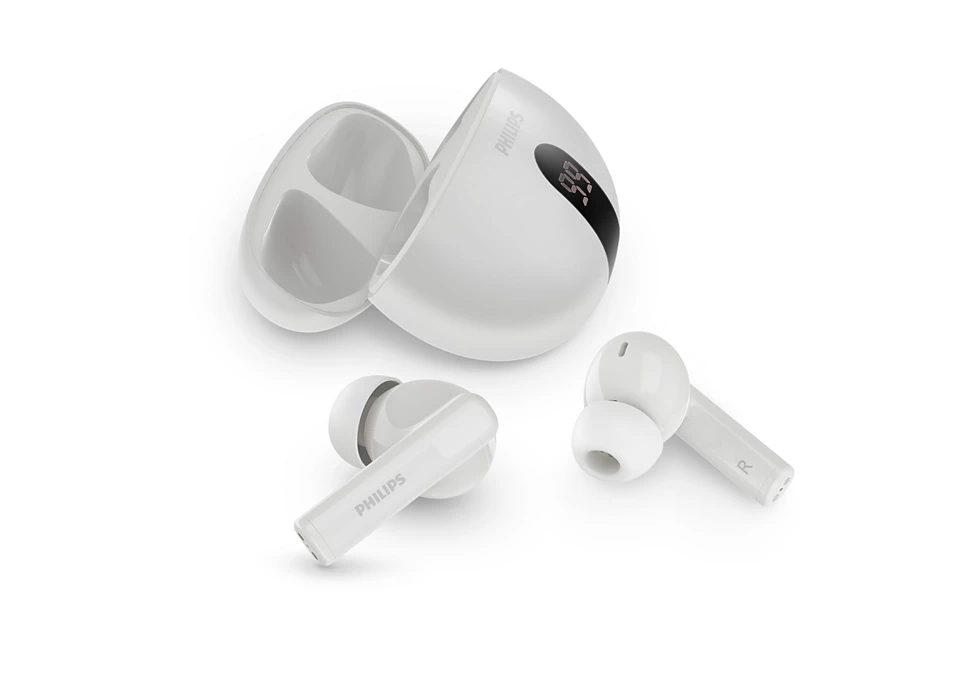 سماعة Philips TAT3559WT/97 لاسلكية True Wireless مع ANC - الصورة 2