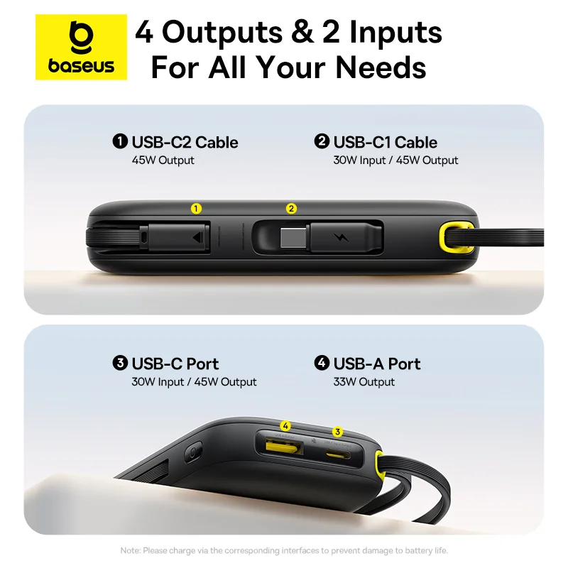 Baseus Qpow 3 Power Bank - الصورة 3